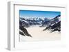 Aletsch Glacier View from the Jungfraujoch, Switzerland-pattarastock-Framed Photographic Print