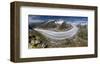 Aletschgletscher-null-Framed Art Print