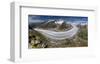 Aletschgletscher-null-Framed Art Print