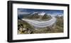 Aletschgletscher-null-Framed Art Print