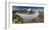 Aletschgletscher-null-Framed Art Print