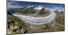 Aletschgletscher-null-Mounted Art Print