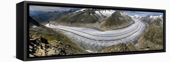 Aletschgletscher-Tomas Sereda-Framed Stretched Canvas