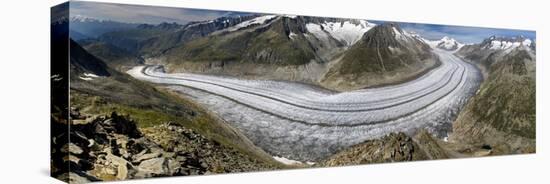 Aletschgletscher-Tomas Sereda-Stretched Canvas