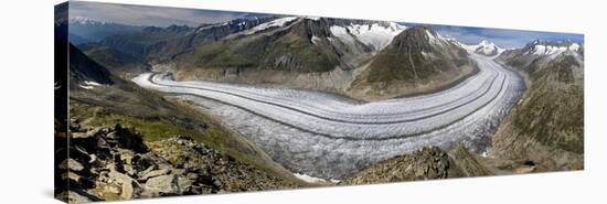 Aletschgletscher-Tomas Sereda-Stretched Canvas