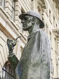 Statue of Sherlock Holmes, Baker Street, London, England-Alex Bartel-Photographic Print