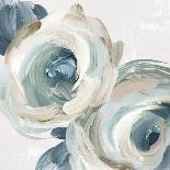 Blue Floral Composition I-Alex Black-Art Print