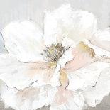 Large White Floral I-Alex Black-Art Print