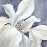 Large White Floral I-Alex Black-Art Print