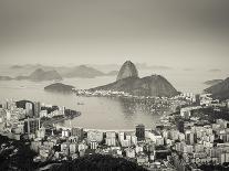 Rio De Janeiro Landscape Showing Corcovado, the Christ and the Sugar Loaf, Rio De Janeiro, Brazil-Alex Robinson-Framed Photographic Print