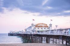 Brighton Palace Pier from the beach, Brighton, Sussex, England, United Kingdom, Europe-Alex Robinson-Photographic Print