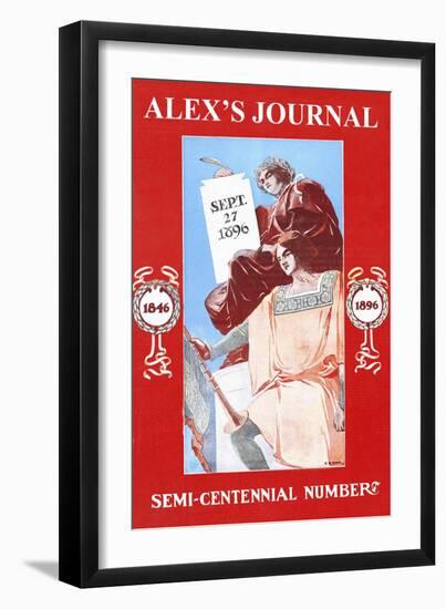 Alex's Journal-Elisha Brown Bird-Framed Art Print