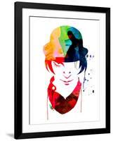 Alex Watercolor-Lora Feldman-Framed Art Print