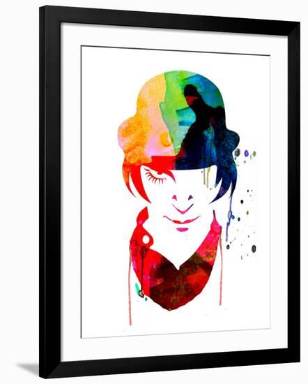 Alex Watercolor-Lora Feldman-Framed Art Print