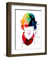 Alex Watercolor-Lora Feldman-Framed Art Print