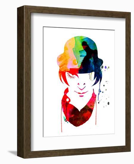 Alex Watercolor-Lora Feldman-Framed Art Print