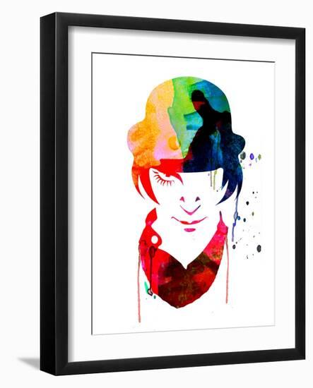 Alex Watercolor-Lora Feldman-Framed Art Print