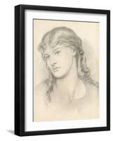 Alexa Wilding, 1865-Dante Gabriel Rossetti-Framed Giclee Print