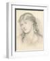 Alexa Wilding, 1865-Dante Gabriel Rossetti-Framed Giclee Print