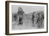 Alexander Accepts the Surrender of Porus King of the Pauravas-Andre Castaigne-Framed Photographic Print