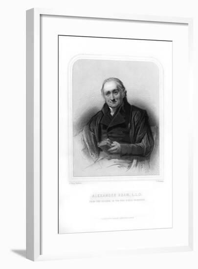 Alexander Adam, Scottish Teacher and Writer on Roman Antiquities-S Freeman-Framed Giclee Print