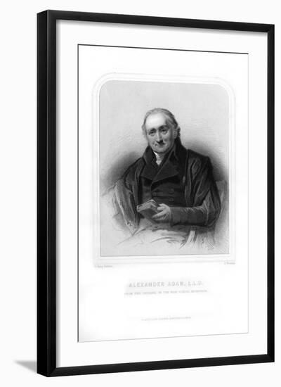 Alexander Adam, Scottish Teacher and Writer on Roman Antiquities-S Freeman-Framed Giclee Print