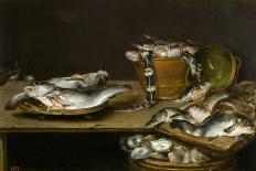 Still Life with Fish, Oysters and a Cat-Alexander Adriaenssen-Mounted Giclee Print