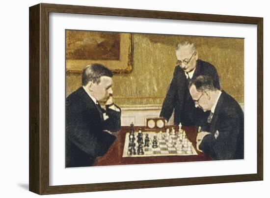 Alexander Alekhine-null-Framed Art Print