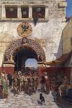 Gate in Volterra, Etruria-Alexander Alexandrovich Svedomsky-Framed Stretched Canvas