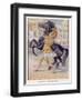 Alexander and Bucephalos-null-Framed Art Print