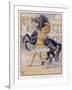 Alexander and Bucephalos-null-Framed Art Print