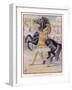 Alexander and Bucephalus-null-Framed Art Print