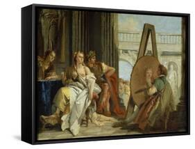 Alexander and Campaspe at the House of the Painter Apelles, 1740-Giovanni Battista Tiepolo-Framed Stretched Canvas