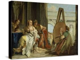 Alexander and Campaspe at the House of the Painter Apelles, 1740-Giovanni Battista Tiepolo-Stretched Canvas