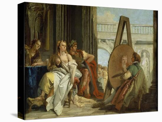 Alexander and Campaspe at the House of the Painter Apelles, 1740-Giovanni Battista Tiepolo-Stretched Canvas