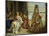 Alexander and Campaspe at the House of the Painter Apelles, 1740-Giovanni Battista Tiepolo-Mounted Giclee Print