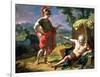 Alexander and Diogenes, 1818-Nicolas Andre Monsiau-Framed Giclee Print