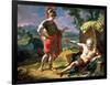 Alexander and Diogenes, 1818-Nicolas Andre Monsiau-Framed Giclee Print