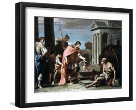Alexander and Diogenes, Late 17th-Early 18th Century-Sebastiano Ricci-Framed Giclee Print
