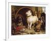 Alexander and Diogenes-Edwin Henry Landseer-Framed Giclee Print