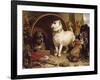 Alexander and Diogenes-Edwin Henry Landseer-Framed Giclee Print