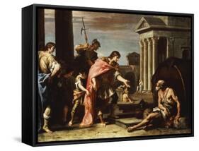 Alexander and Diogenes-Sebastiano Ricci-Framed Stretched Canvas