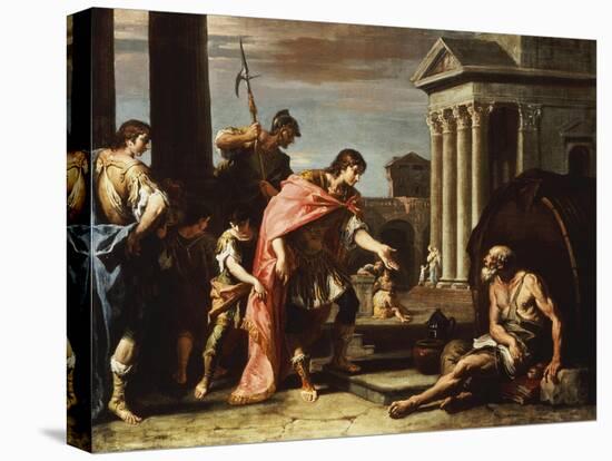 Alexander and Diogenes-Sebastiano Ricci-Stretched Canvas