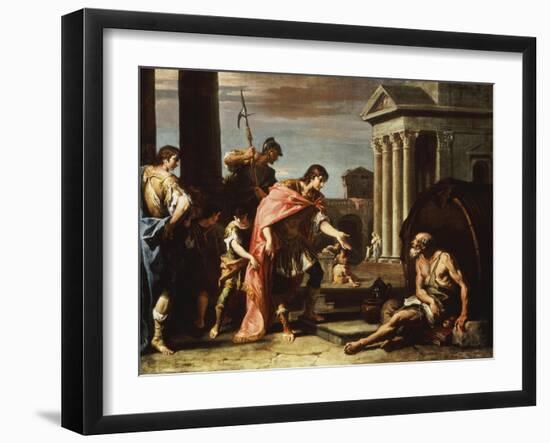 Alexander and Diogenes-Sebastiano Ricci-Framed Giclee Print