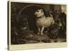 Alexander and Diogenes-Edwin Landseer-Stretched Canvas