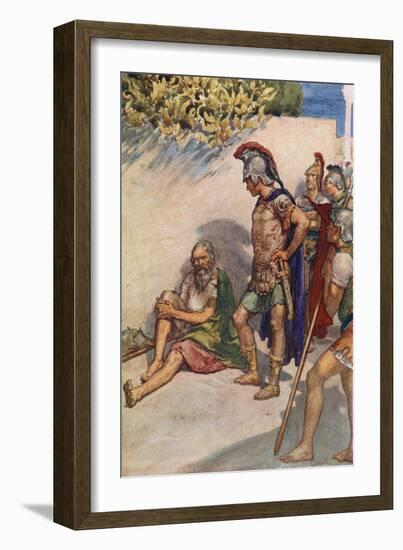 Alexander and Diogenes-William Rainey-Framed Giclee Print