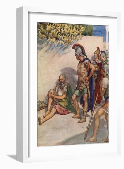 Alexander and Diogenes-William Rainey-Framed Giclee Print