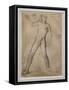 Alexander and legs study. Around 1859-1861. Black ink and graphite on paper-Edgar Degas-Framed Stretched Canvas