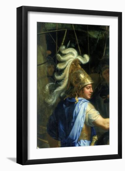 Alexander and Porus, C1673-Charles Le Brun-Framed Giclee Print