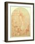 Alexander and Thais on their Drunken Rampage through Persepolis-Vittorio Maria Bigari-Framed Giclee Print